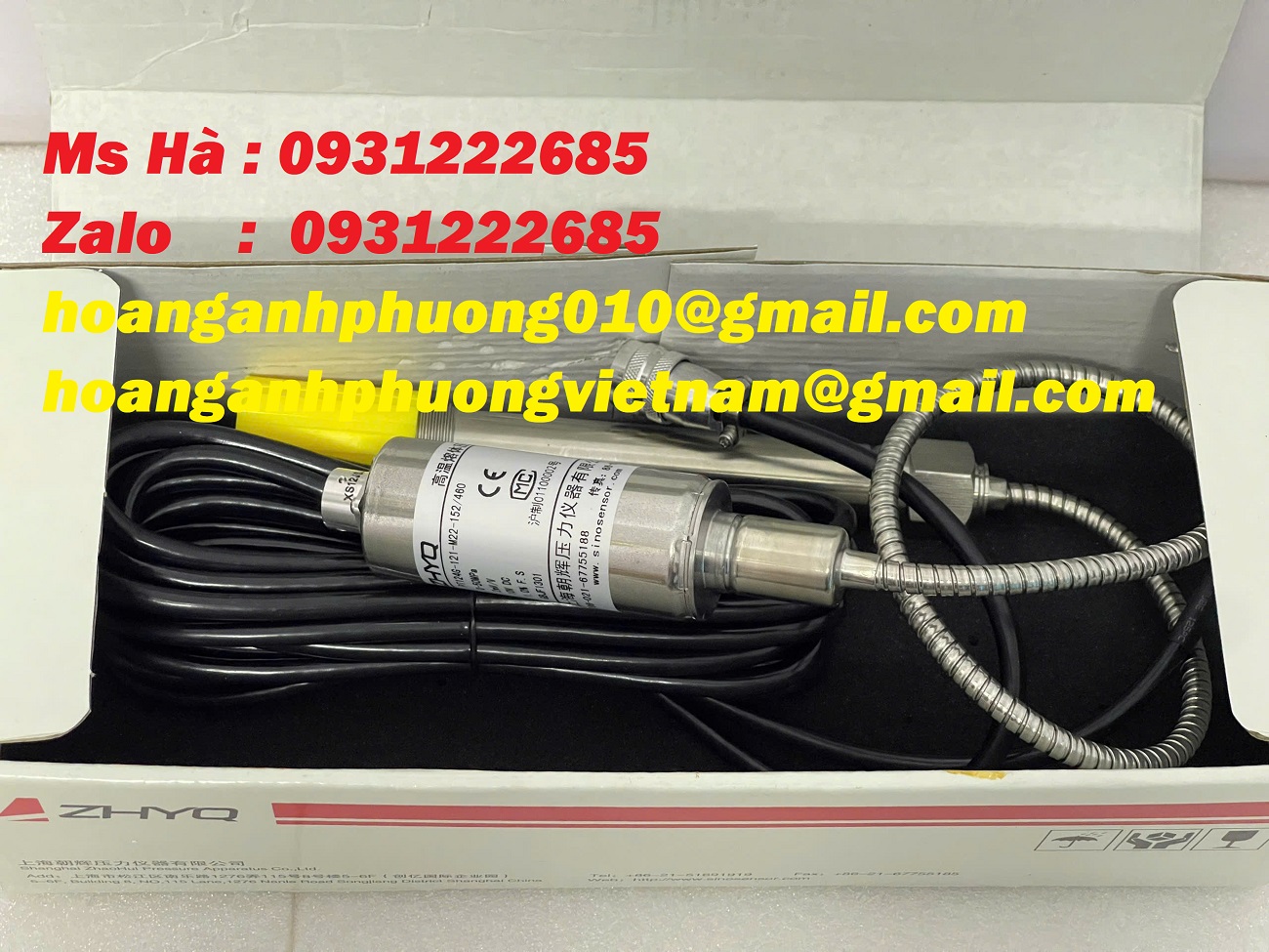 Cảm biến áp suất độ chính xác cao dòng ZHYQ PT124G-121-M22-152/460